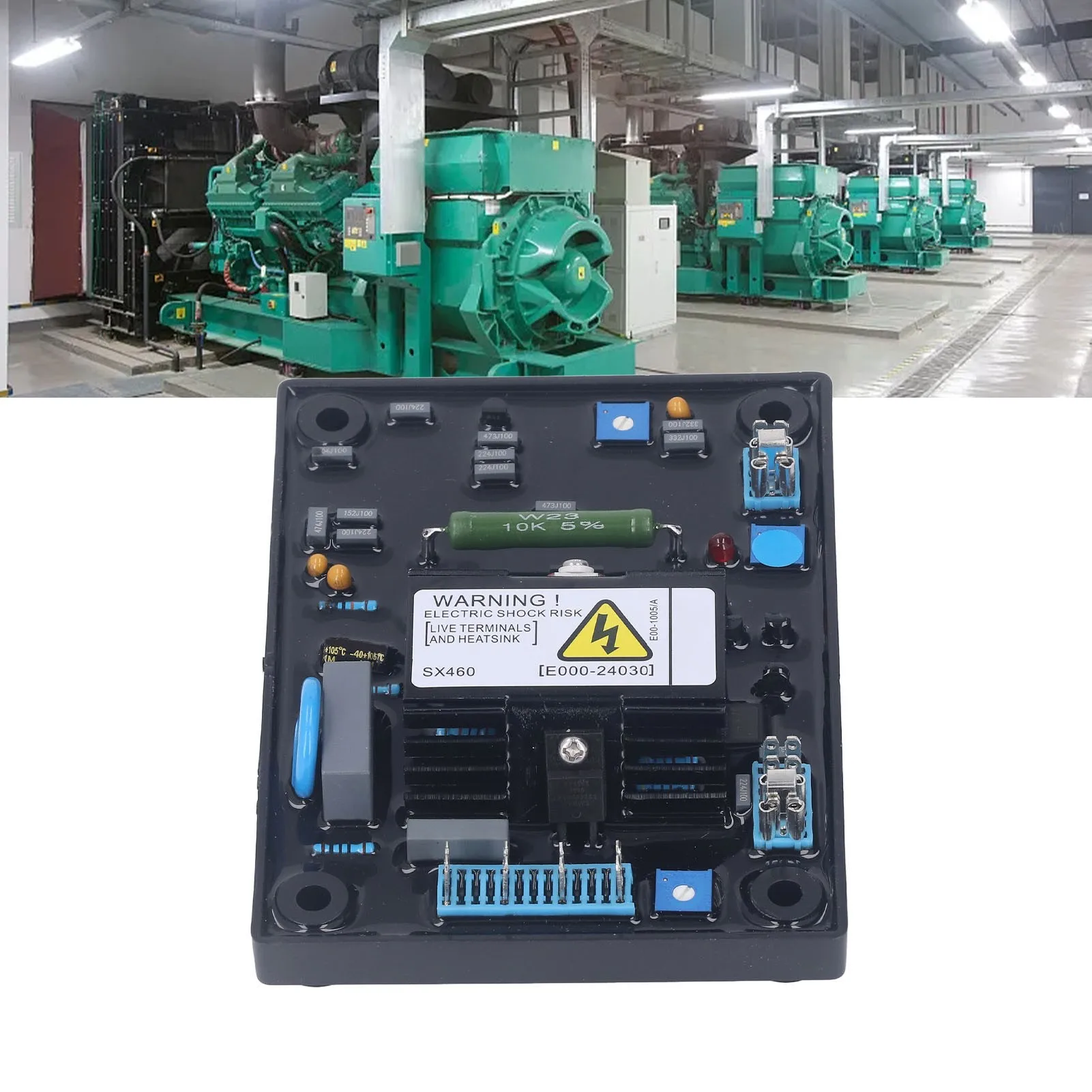 Automatic Voltage Regulator AVR 95‑132V 190‑264V AC Input 1 Phase for 8KW Brushless Motor