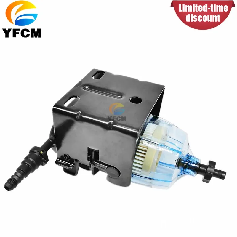 1 PCS R23107-02 R23107-10 R23107-30 Fuel Water Separator with Bracket