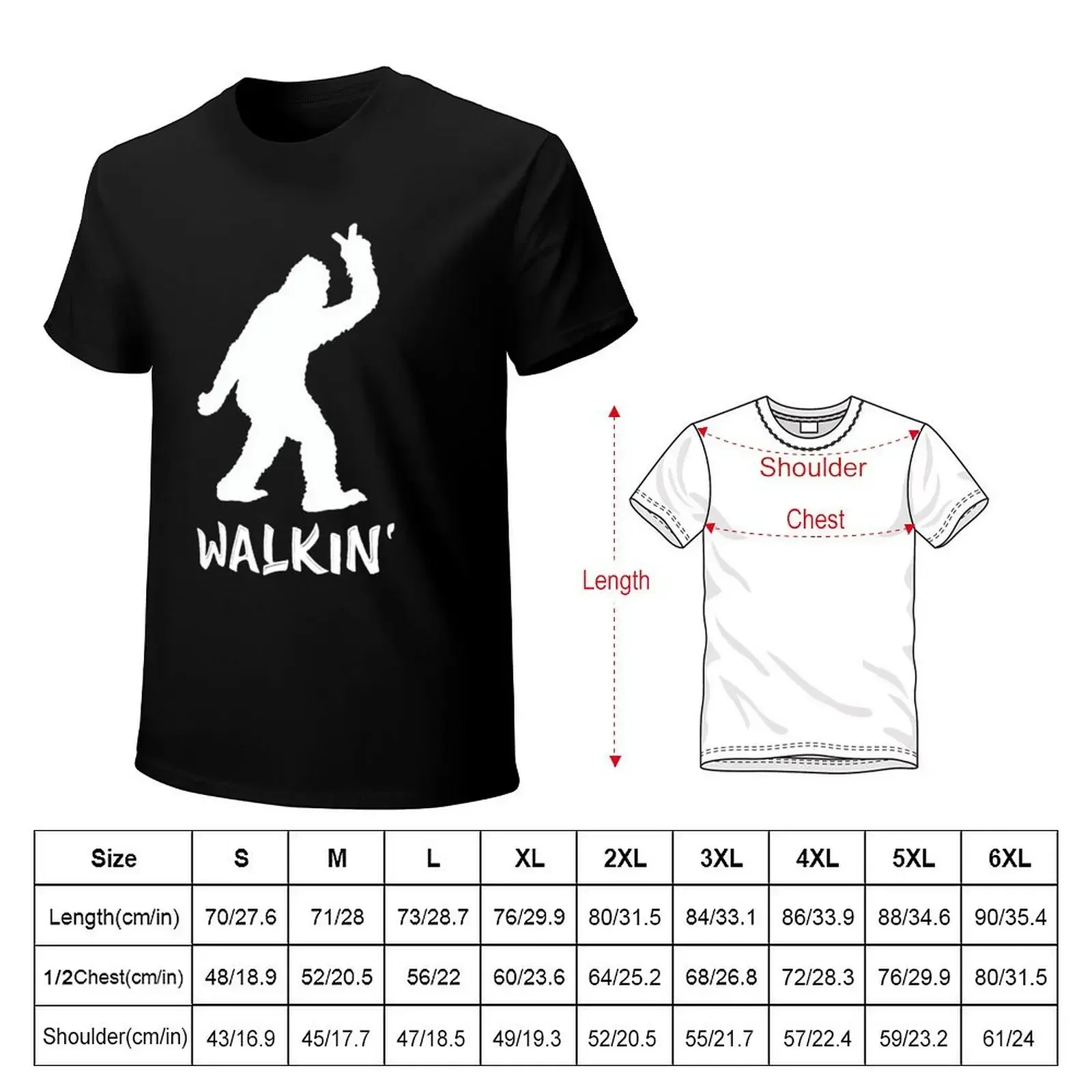 WALKIN' Wookie Widespread Panic T-shirt aesthetic clothes plus size tops mens graphic t-shirts