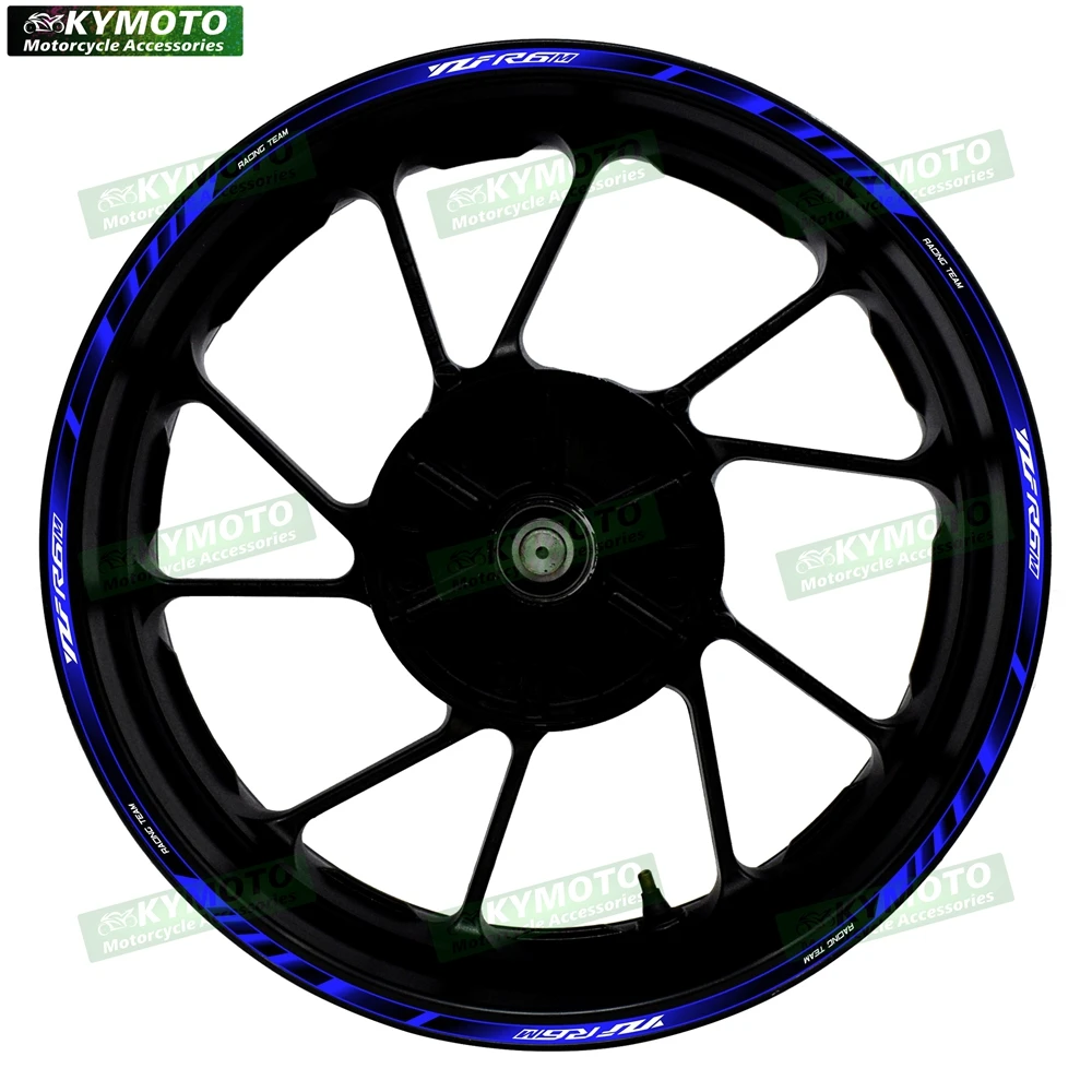 For YZF R6 R6M motorcycle accessories 17-inch wheel decals fairing rims modified reflective stickers stripe decoration