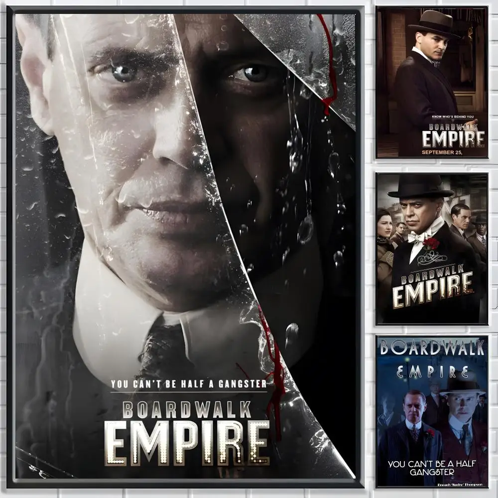 B-Boardwalk Empire Poster Classic poster and wall art prints are suitable for living rooms, bedrooms,and home