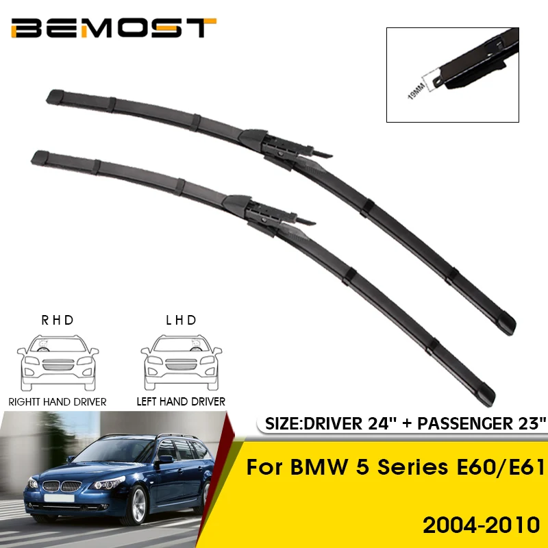 Car Wiper Blade For BMW 5 Series E60/E61 2004-2010 Windshield Windscreen Front Window Blades 24