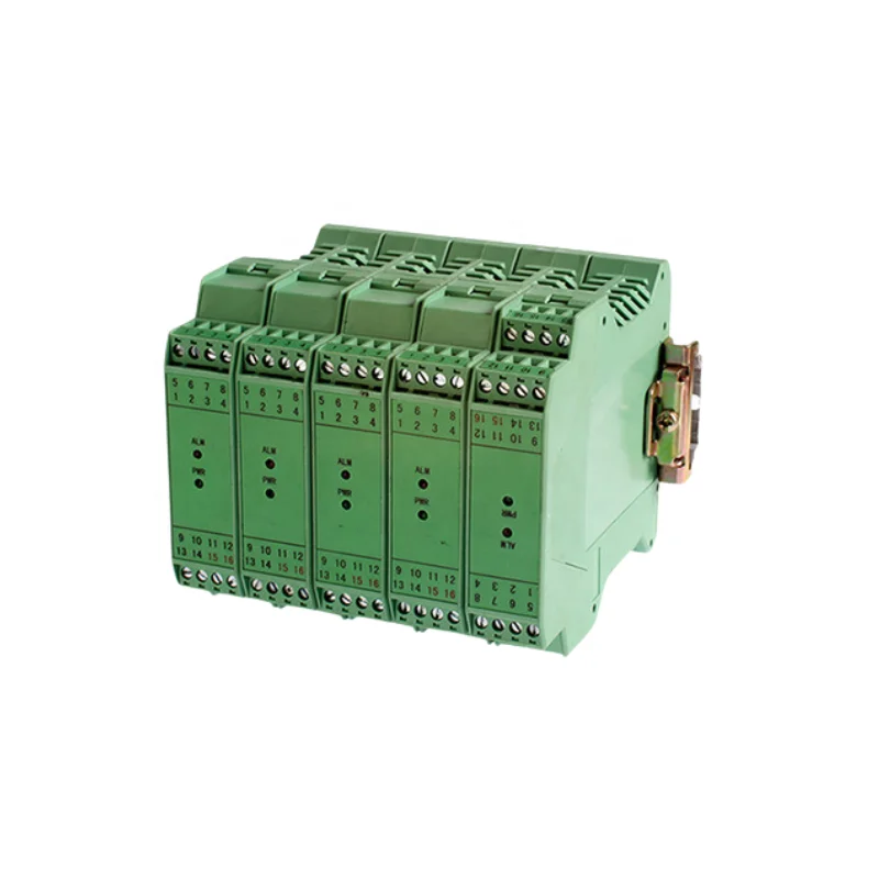 Industrial Temperature Transmitter Module with Guide Rail Type K Thermocouple Pt100 Sensor 4-20ma OEM & ODM Customized Support