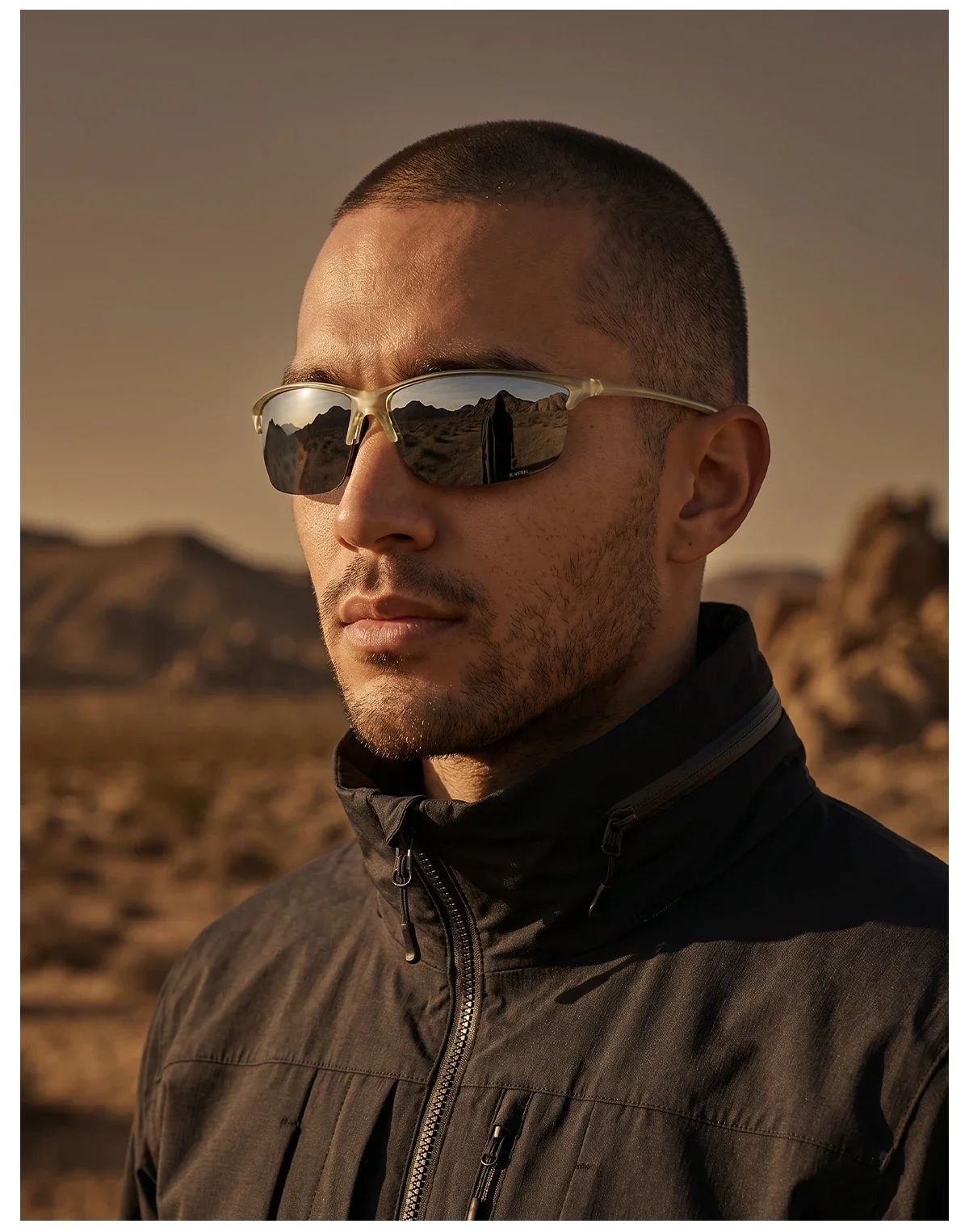 Kapvoe 2026 Wanderbrille Photochrome Radsport-Sonnenbrille Laufbrille Sportbrille für Outdoor-Aktivitäten Hochbelastbare Hochelastische Schutzbrille – Detail 13