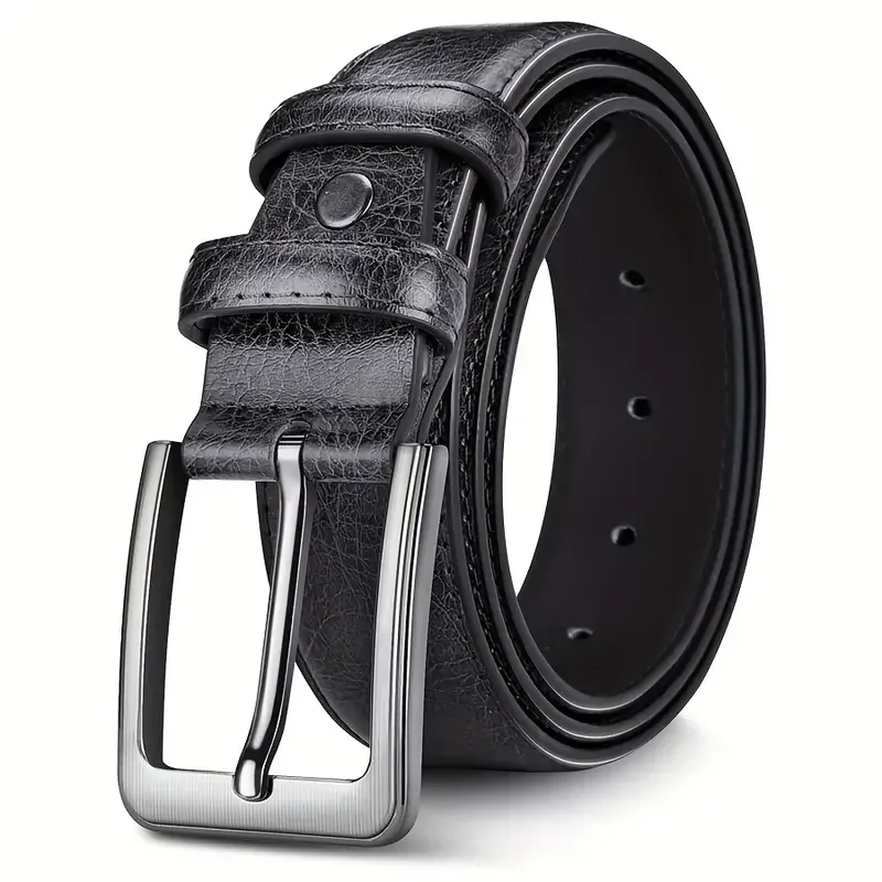 Genuine Leather For Men's High Quality Buckle Jeans Cowskin Casual Belts Business Cowboy Waistband Male Fashion Designer