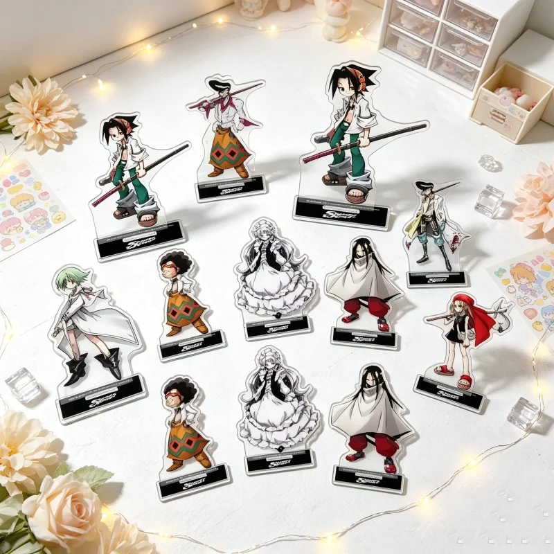 SHAMAN KING Anime Acrylic Stand Model Plate Keychain Hao/Horohoro Character Mrchandise Bookshelf Decoration Festivals Gifts 15CM