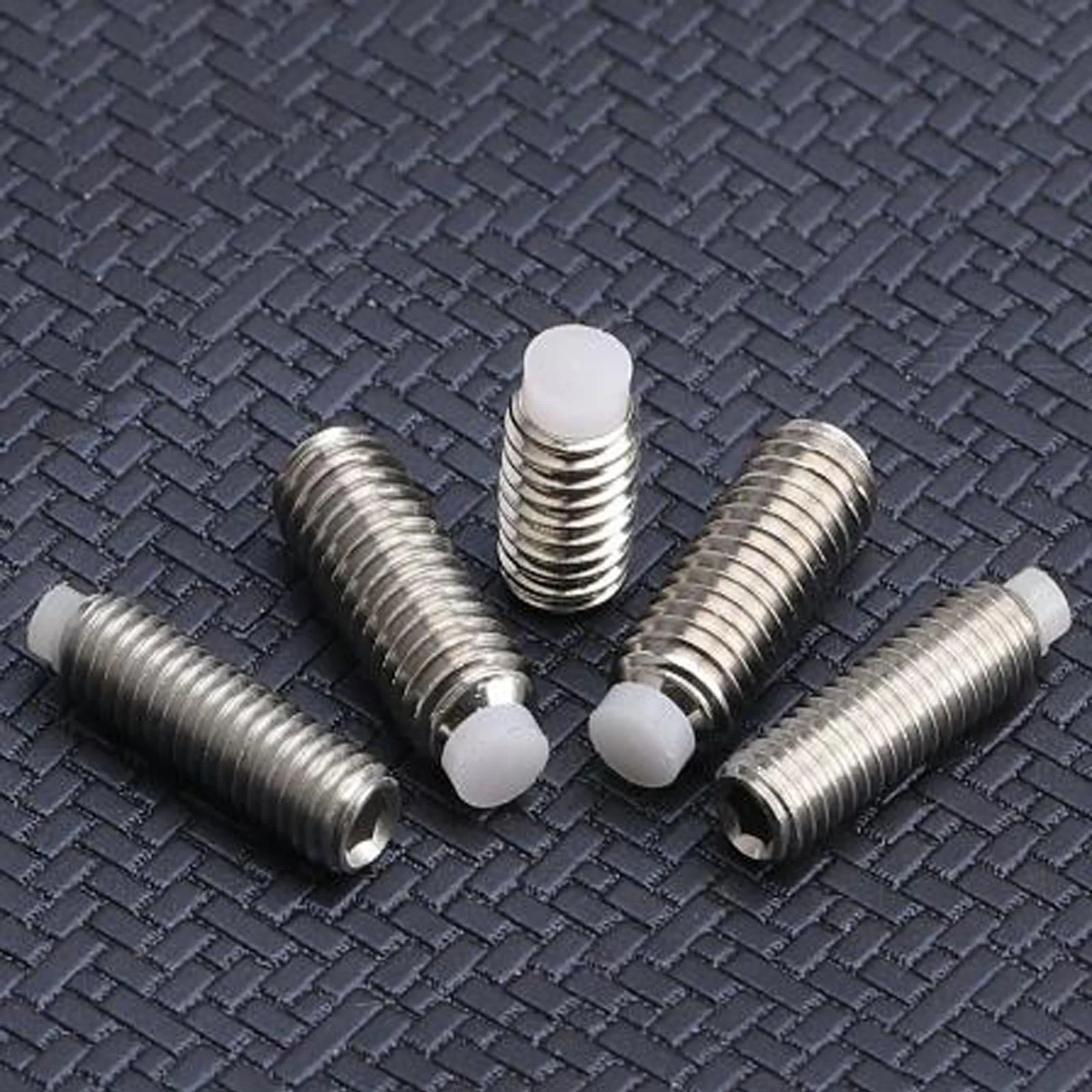 1/2/3/5pcs M2 M2.5 M3 M4 M5 to M16 304 Stainless Steel Hex Hexagon Socket Plastic Nylon Convex POM Point Tip Grub Bolt Set Screw