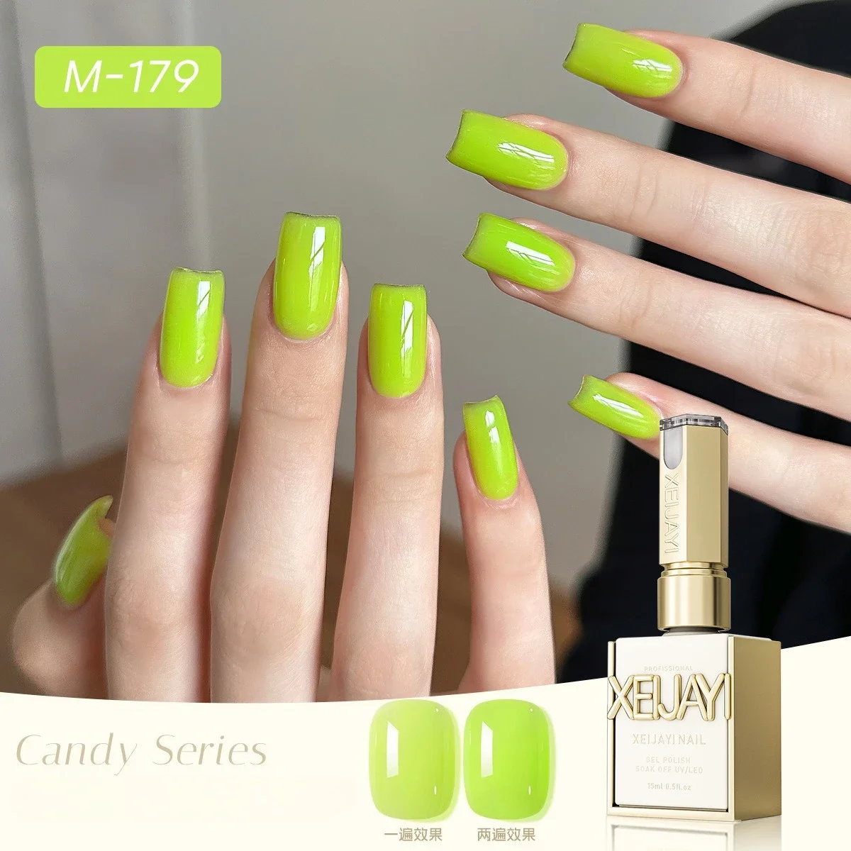 8-piezas-de-esmalte-de-unas-translucido-color-arcoiris-gel-para-unas-de-verano-semipermanente-15-ml-se-quita-con-remojo-barniz-de-gel-verde-uv-led