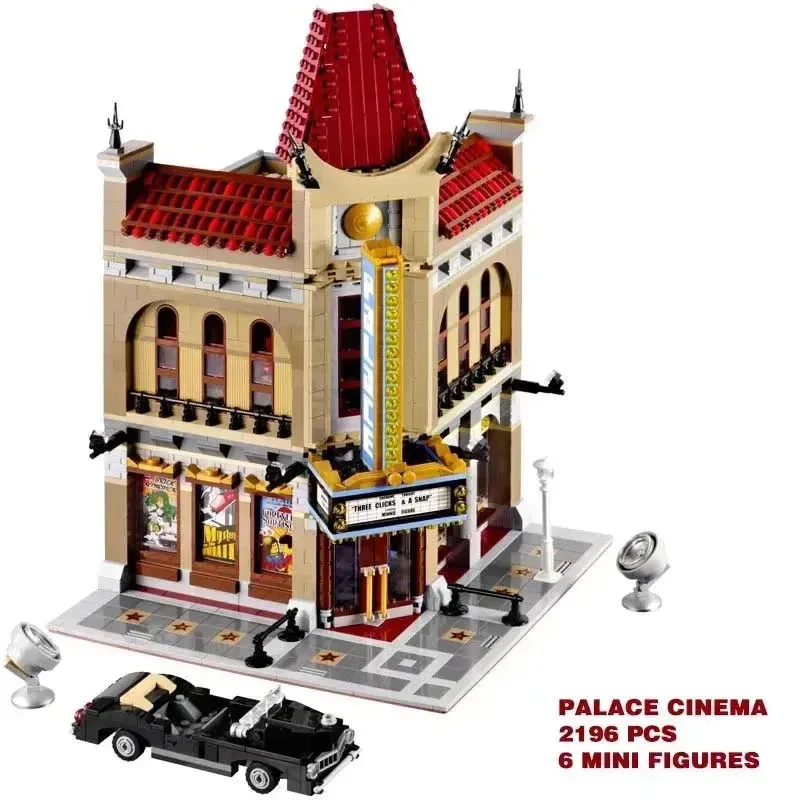 

2196 PCS Palace Cinema Building Blocks Bricks Birthday Christmas Gift Compatible Toys IN Stock 10232 15006