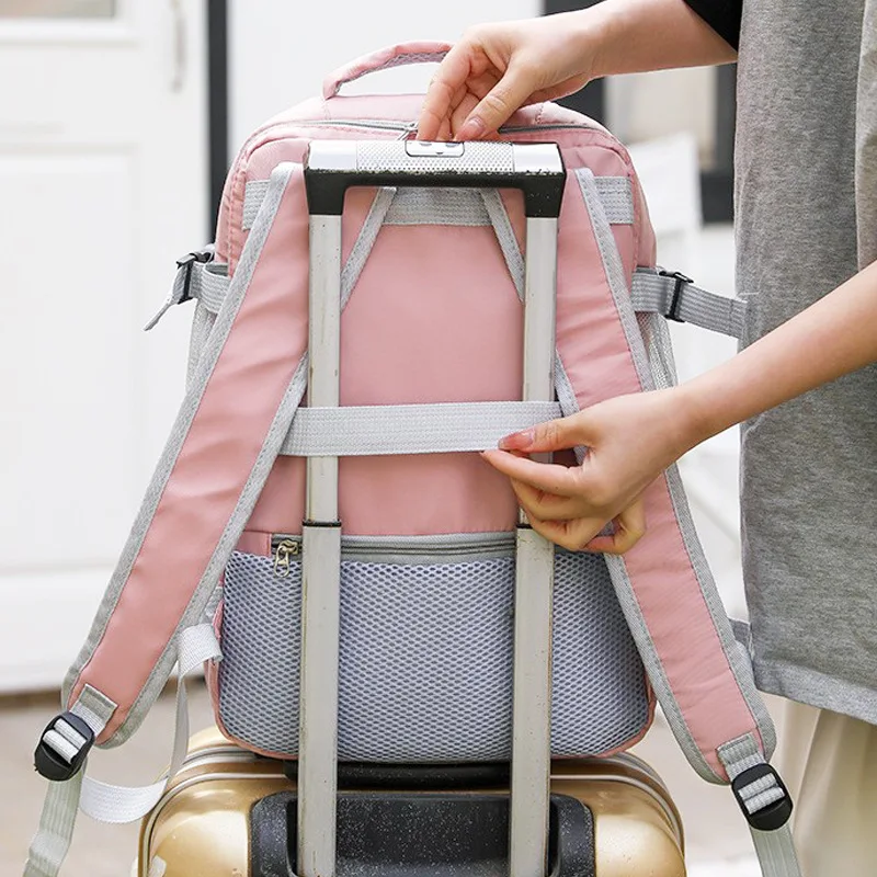 

Casual backpack Male and female students schoolbag Waterproof computer bag Dry and wet separation Independent shoe compartment