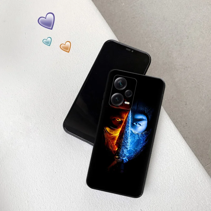 Silicone Soft Phone Case for Redmi Note 13 Pro 4G 5G 12 12c 13c Note12 Xiaomi 12t 12x 13Lite 12Lite Mortal Kombat Cover