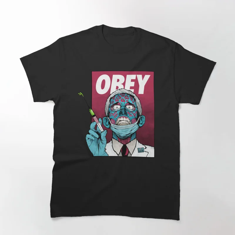 

Art Character Retro Horror movie They Live Obey meme vintage consume 80s Alien Graphic T Shirts large size S-6XL