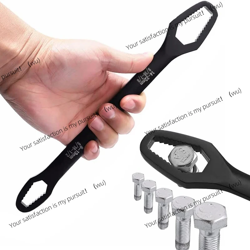 8-22Mm multi-functional universal torque plum blossom wrench set, metal tool double-head labor-saving