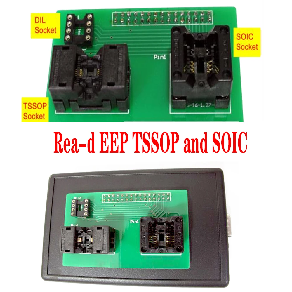 

EEPROM Adapter Read EEP TSSOP and SOIC Work with Original UPA USB V1.3 Programmer Not Read Eprom M35080 Microwire 93Cxx 93Sxx