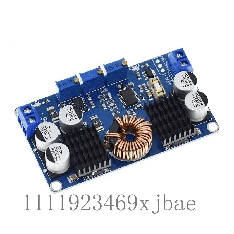 Auto Buck Boost DC Power Supply Board 10A CV CC Output Solar Car Wide Voltage Stabilizer Module