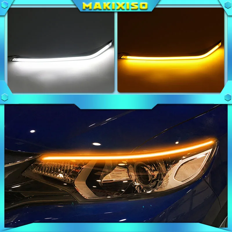 

LED DRL fog lamp with turn signal function car styling LED Daytime Running Lights For Honda Jazz fit 2015-2020