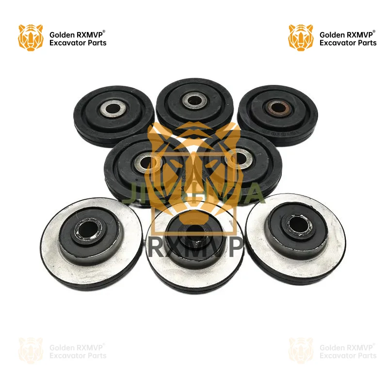 For Caterpillar cat E330B/C/D/336D/345C/D/374 Foot rubber engine shock-absorbing rubber pad excavator accessories