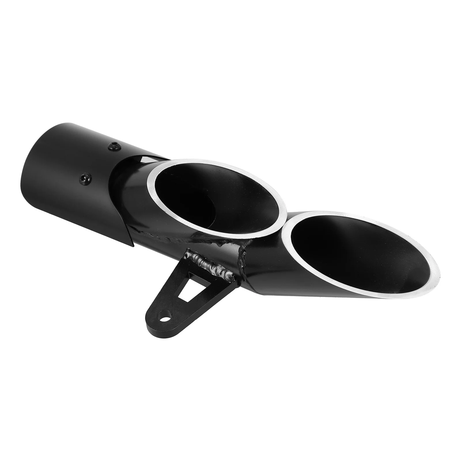 

1Set Motorcycle Exhaust Pipe Modified Stainless Steel Easy Install Durable Two Holes Exhaust Motorcycle Modified