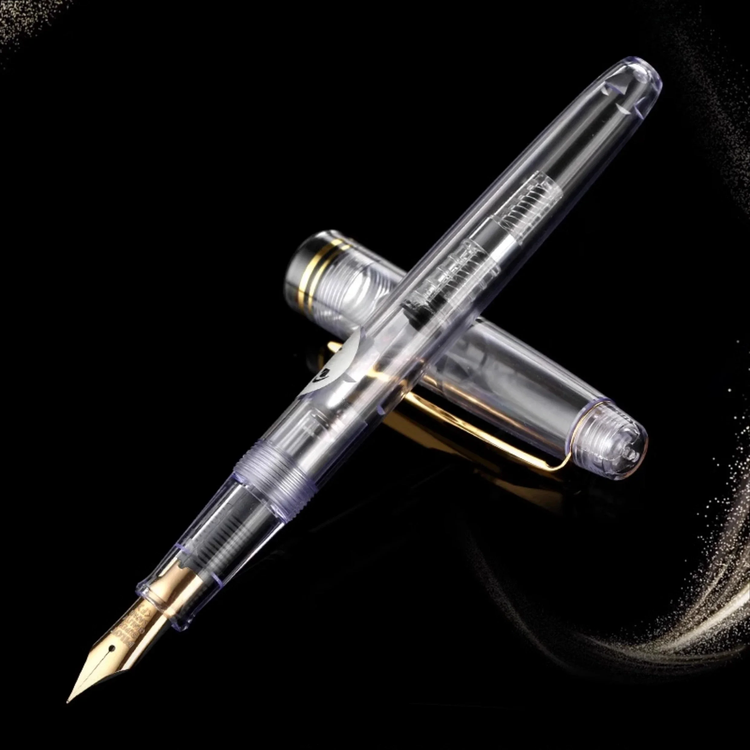 

Hot Pilot 78G 78G+ Transparent Fountain Pen Smooth EF/F/M Nib Writing Lightweight Pen Classic Style Ideal Students Multi-hole Pe