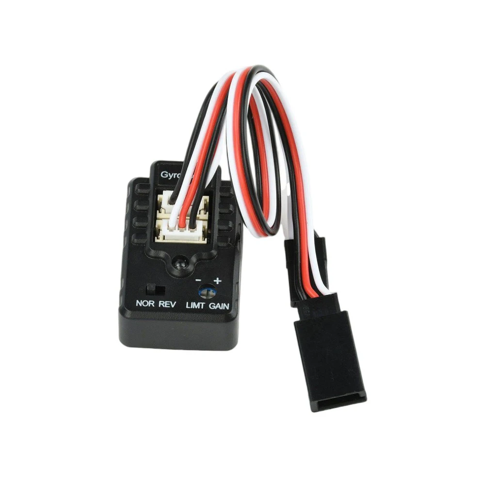 2-Axis Gyroscope Stabilizer Module for RC Drift Car Touring Car Boat Anti-Drift 4.8-6V Plastic Compact Fit Multiple Controller