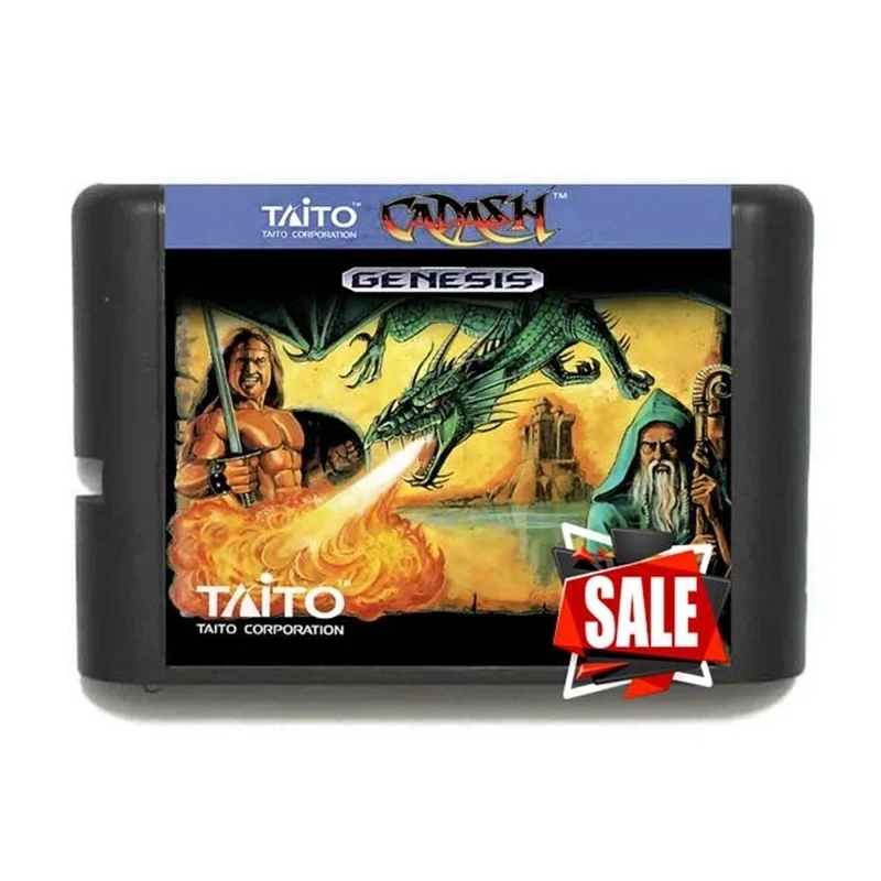 وصول جديد Cadash 16bit MD بطاقة الألعاب لمحرك Sega Mega لـ Genesis