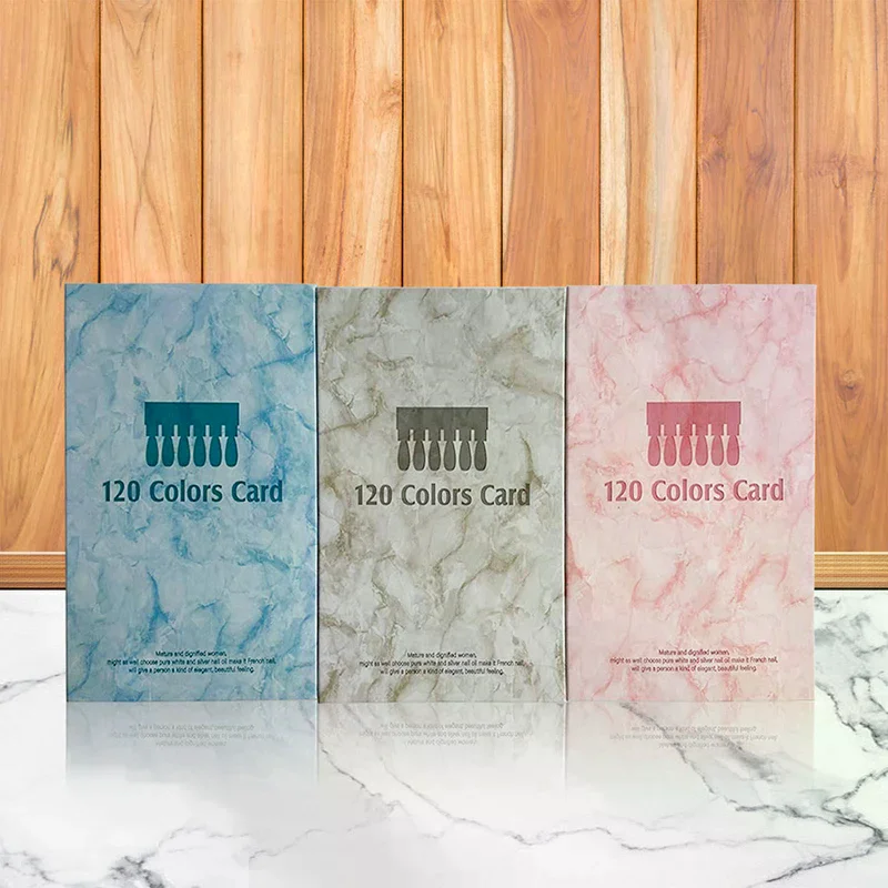 120/180 Colors Magnetic Fake Nails Tips Display Book Nail Polish Storage Book Nail Styles Showing Book With Fake Nails Tools