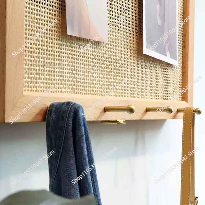Meter box decorative painting wabi wind distribution box shielding with clothes and hats hook strong electric box switch solid