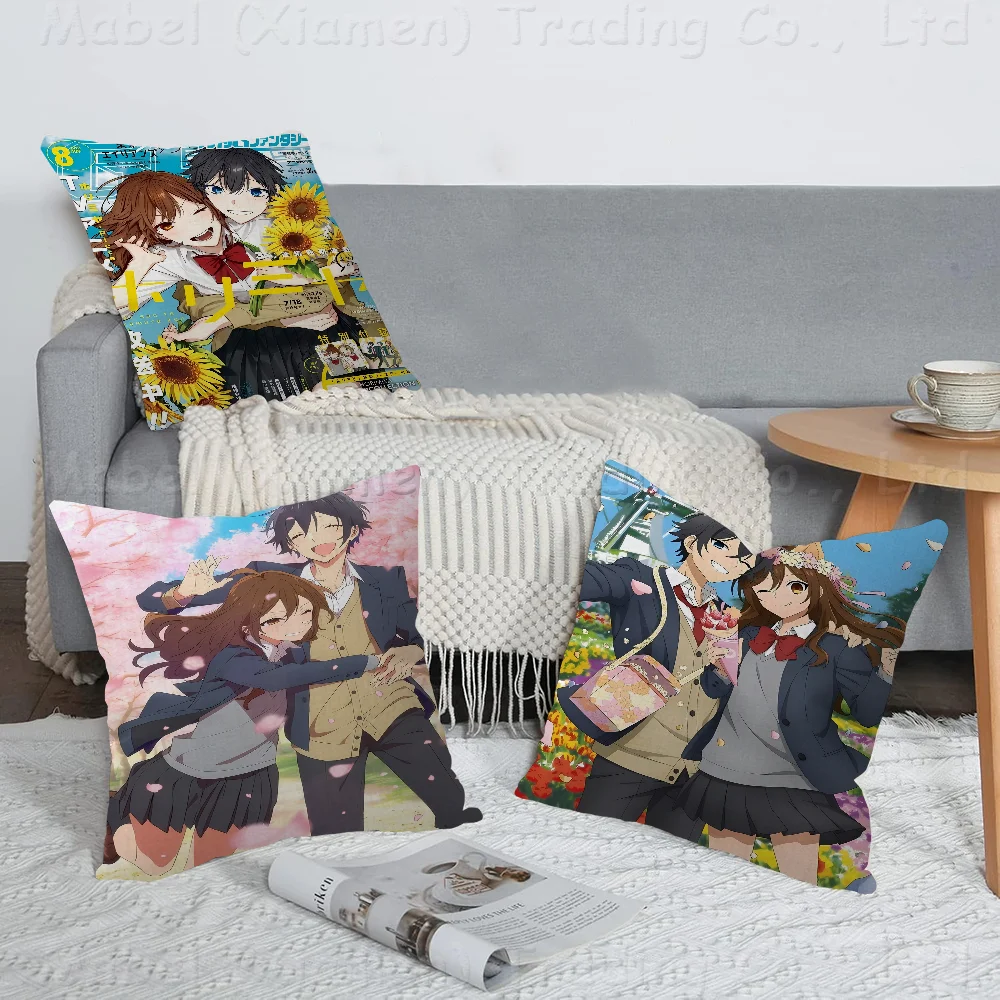 

Anime Figure Horimiya Pillow Anime Pillow Sofa Bed Head Pillow Cover Cushion Cover 45x45 Cm Fashion