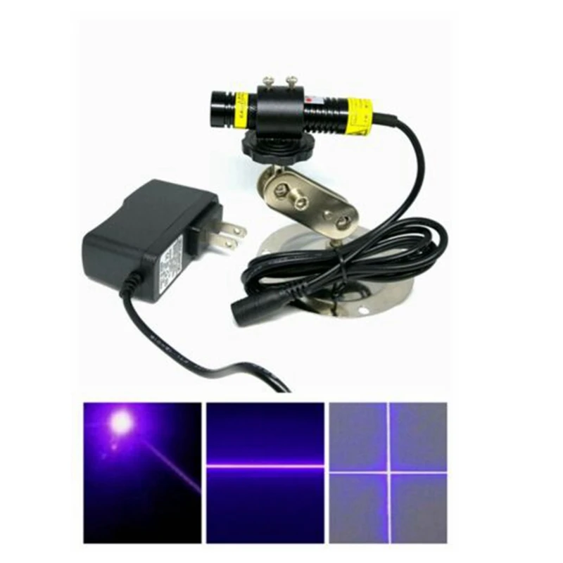 

Focusable 405nm 100mw 200mw 300mw Blue/Violet Laser Locator Module 16x68mm With Adapter & Holder