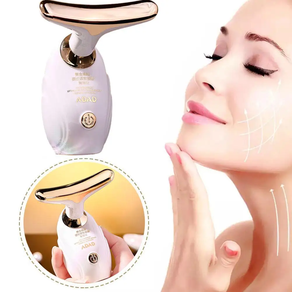 Anti-Chin Neck Face Massager, Lifting Beauty Device, Removedor de Rugas Duplo, V Anti-Up Lift Tool, Linha Envelhecimento Pele, Carro, P5Y3