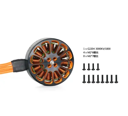 SPCMAKER G2204 2204 3000KV 4S 1800KV 6S Brushless Motor 3-6S battery Crossing machine accessories