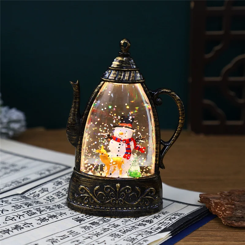 

TFORU-Retro Teapot Style LED Night Light - Popular Christmas Decoration, Glowing Lamp For Kids, Ideal Gift For The Christmas