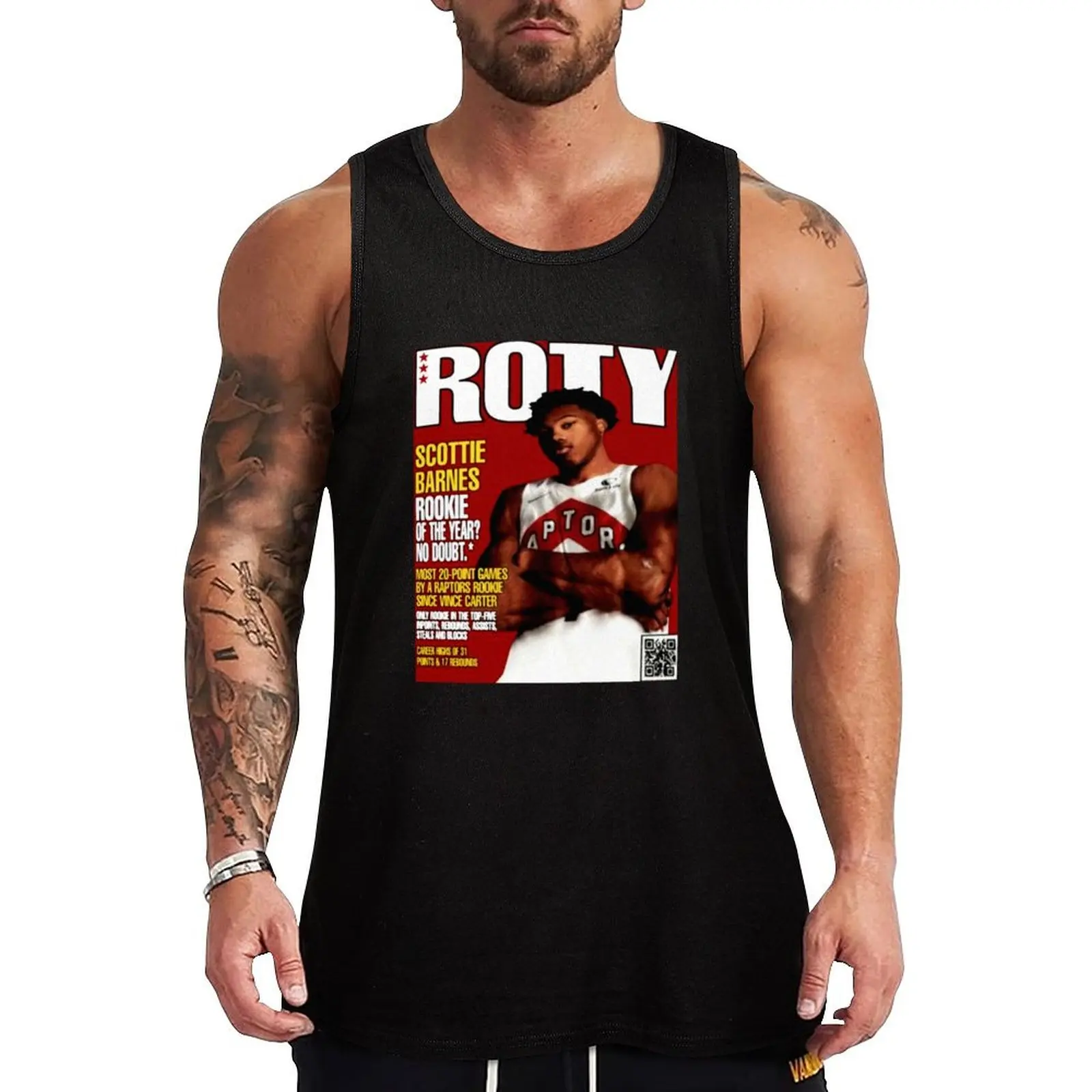 

Scottie Barnes Dunk Tank Top summer clothes man 2025 Bodybuilding shirt muscle t-shirt