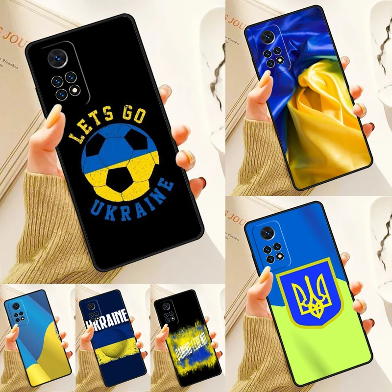 Soccer Goal and U-kraine Flag Case For Samsung Galaxy S24 Plus S23 S20 S21FE Lite S22 Ultra Note 20 S8 S9 S10 Phone Coque