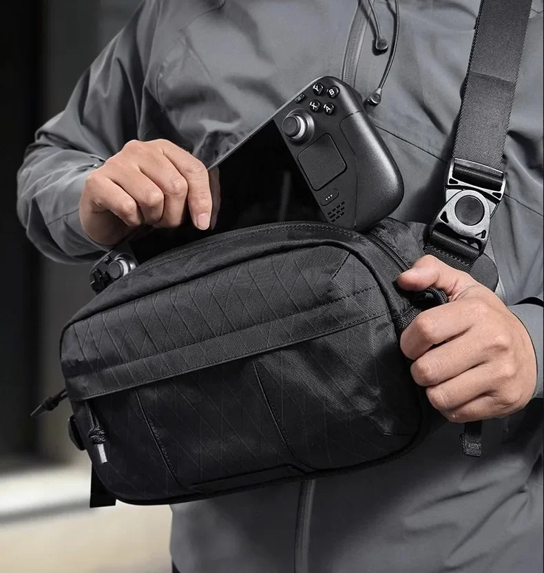 New functional workwear waterproof shoulder cross bag commuting Message Bags multifunctional zipper Crossbody bags Bolsa hombre