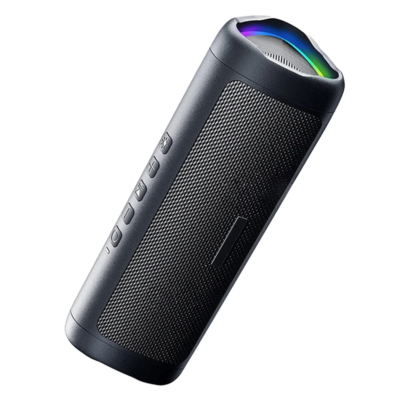 Portable Bluetooth 5.3 Speaker TWS IPX5 Waterproof RGB Wireless Speaker, For Home/Party/Outdoor/Beach, Birthday Gift