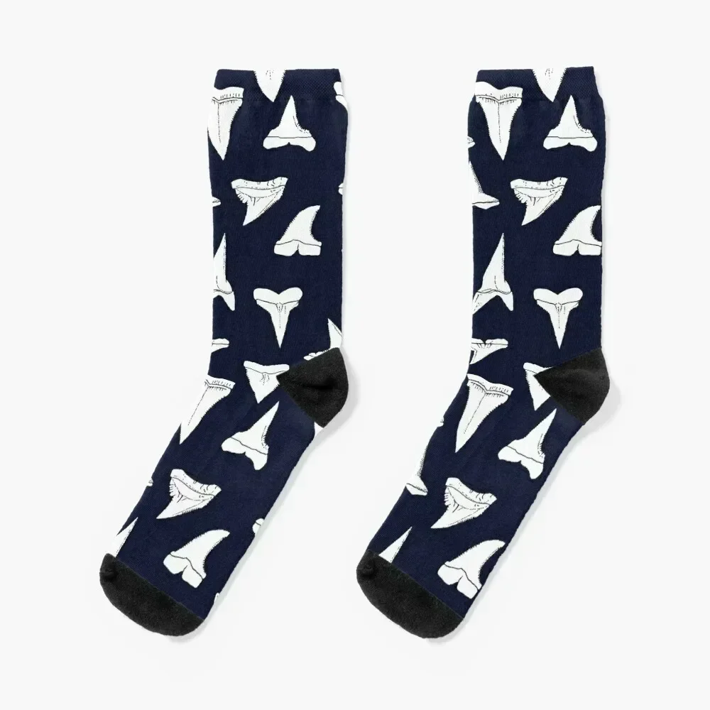 

SHARK TEETH Socks Novelties winter colored FASHION Girl'S Socks Men's Wholesale floral Sports New year's Mens Socks Women's