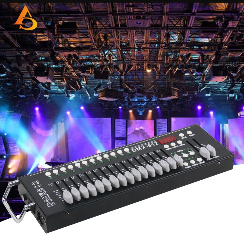 Nuovo DMX512-16 Controller Stage Lights 512 DMX Console DJ KTV Night Clubcontroller Equipment