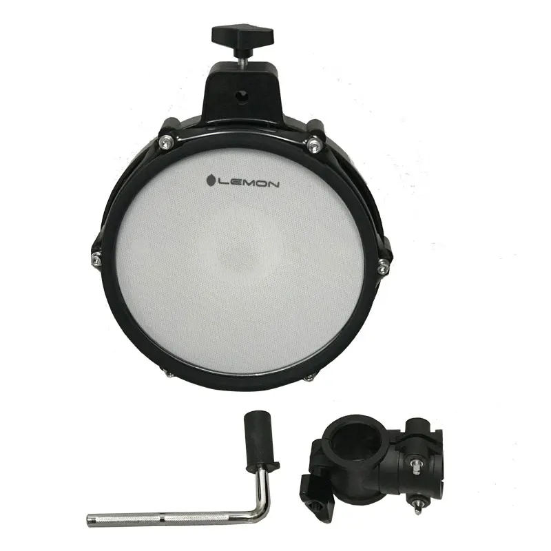 

Electronic Drum Pad 8" Dual-Zone Mesh Head with Metal Rim Includes L-Rod & Clamp Compatible with T-Series Electronic Drum Sets