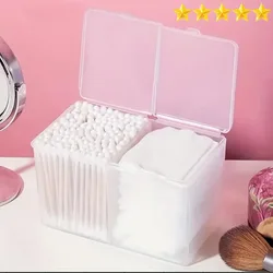 【Hot sales】1pc clear makeup storage box with lid, 2 dust storage boxes for skin care, makeup and sundry