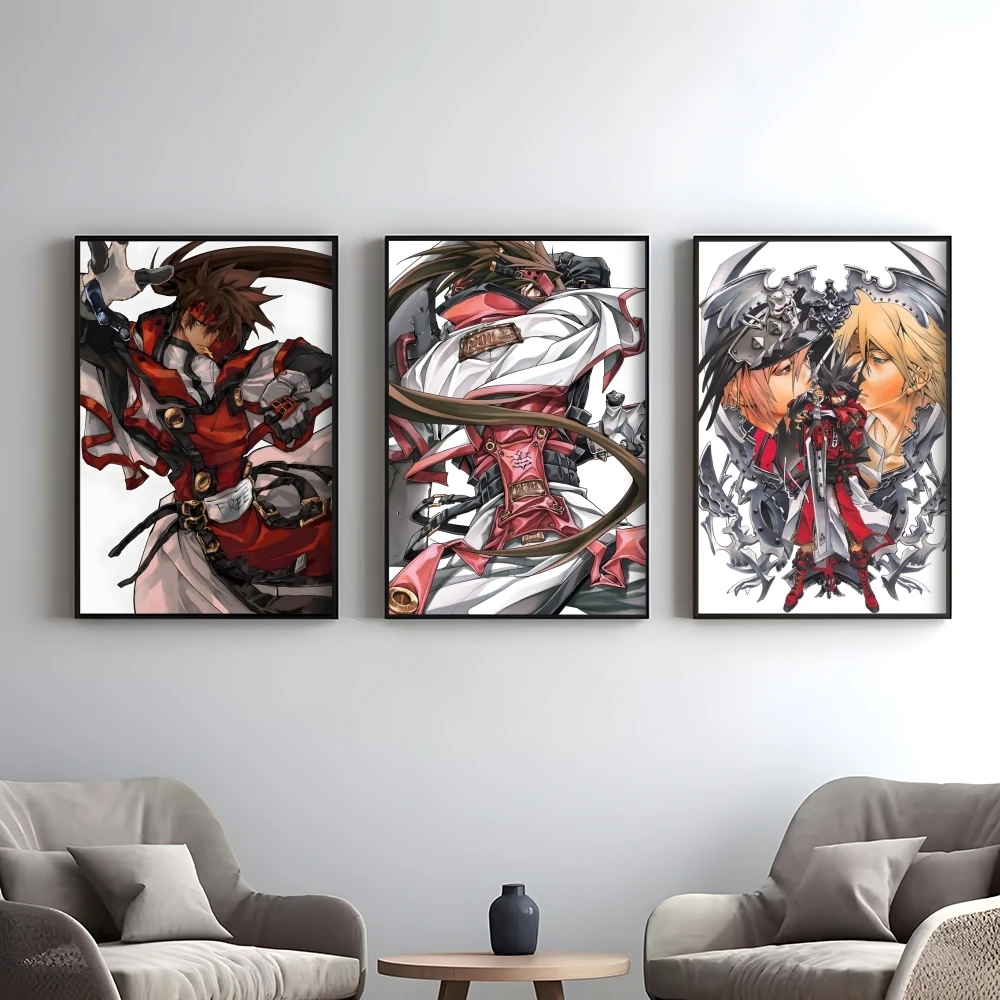 Video Game G-Guilty Gear Poster Elegant And Affordable Wall Art Stickers For Dormitory Living Room And Bedroom Spaces