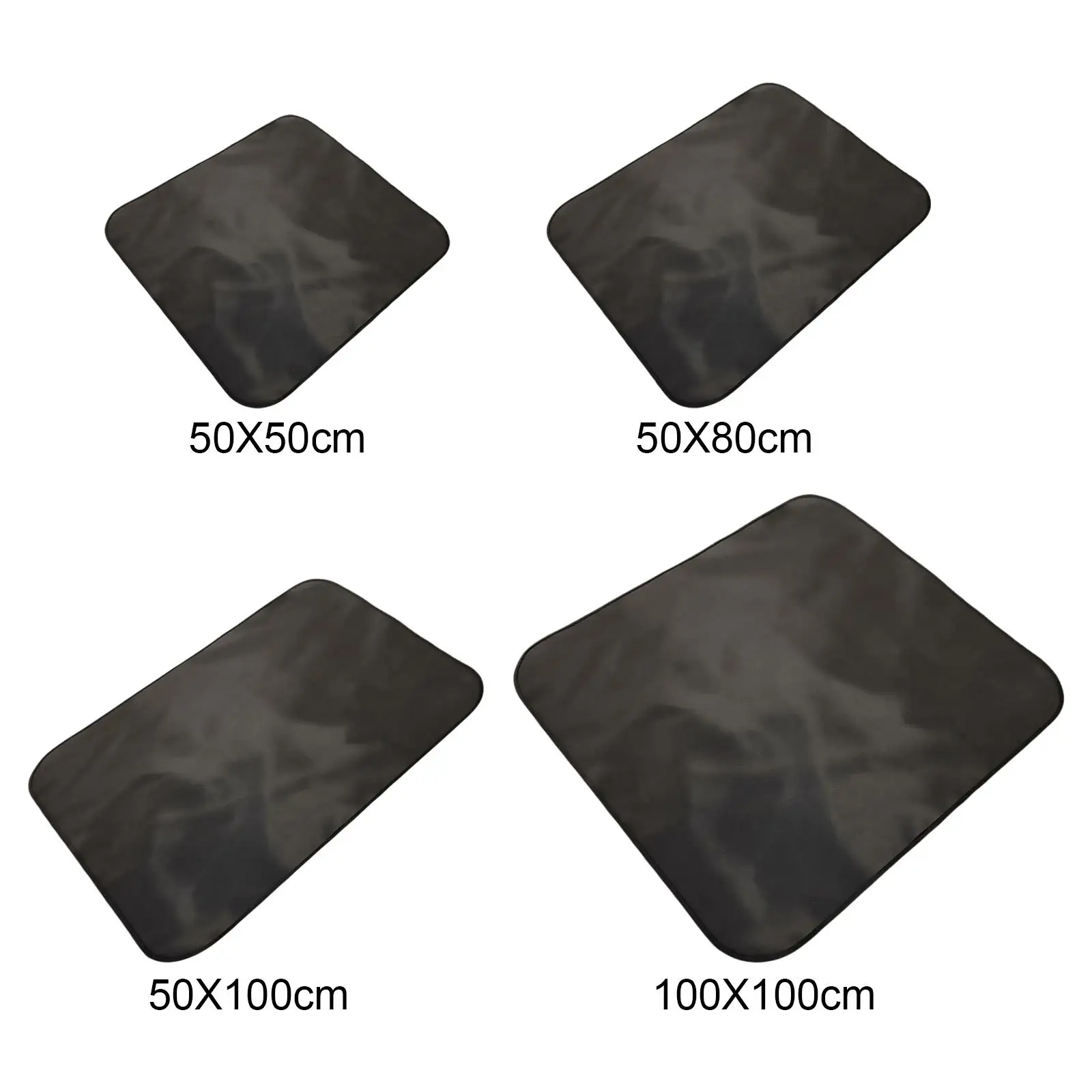 Fireplace Mat Fire Mat BBQ Protector Grilling Mat Floor Protective Mat Fireproof Pad for Grass Patio Camping BBQ