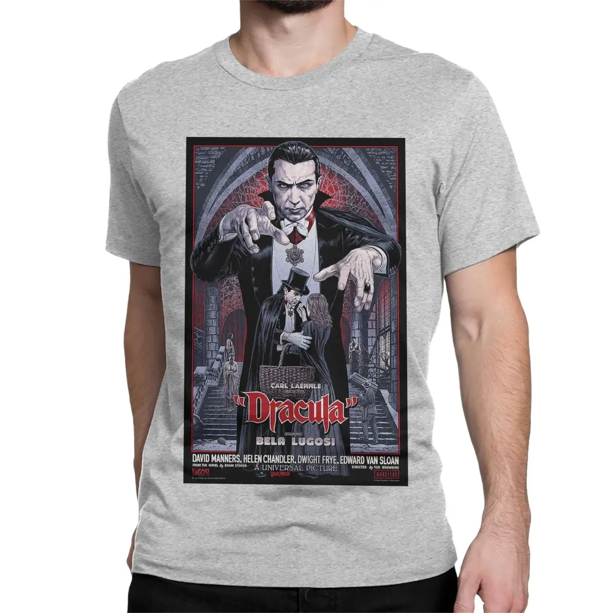 Horror Of Dracula 3 T-Shirt Men Women Horror of Dracula 100% Cotton Tee Shirt Crewneck Short Sleeve T Shirt Gift Idea Clothes