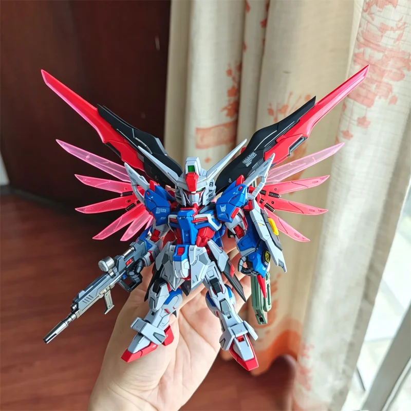 MGSD Destiny Fighter Mech Bausatz-Modell Actionfigur mit Burst-Wing-Effekt-Teilen PC-Desktop-Dekoration Sammlerstück Spielzeug – Detail 2