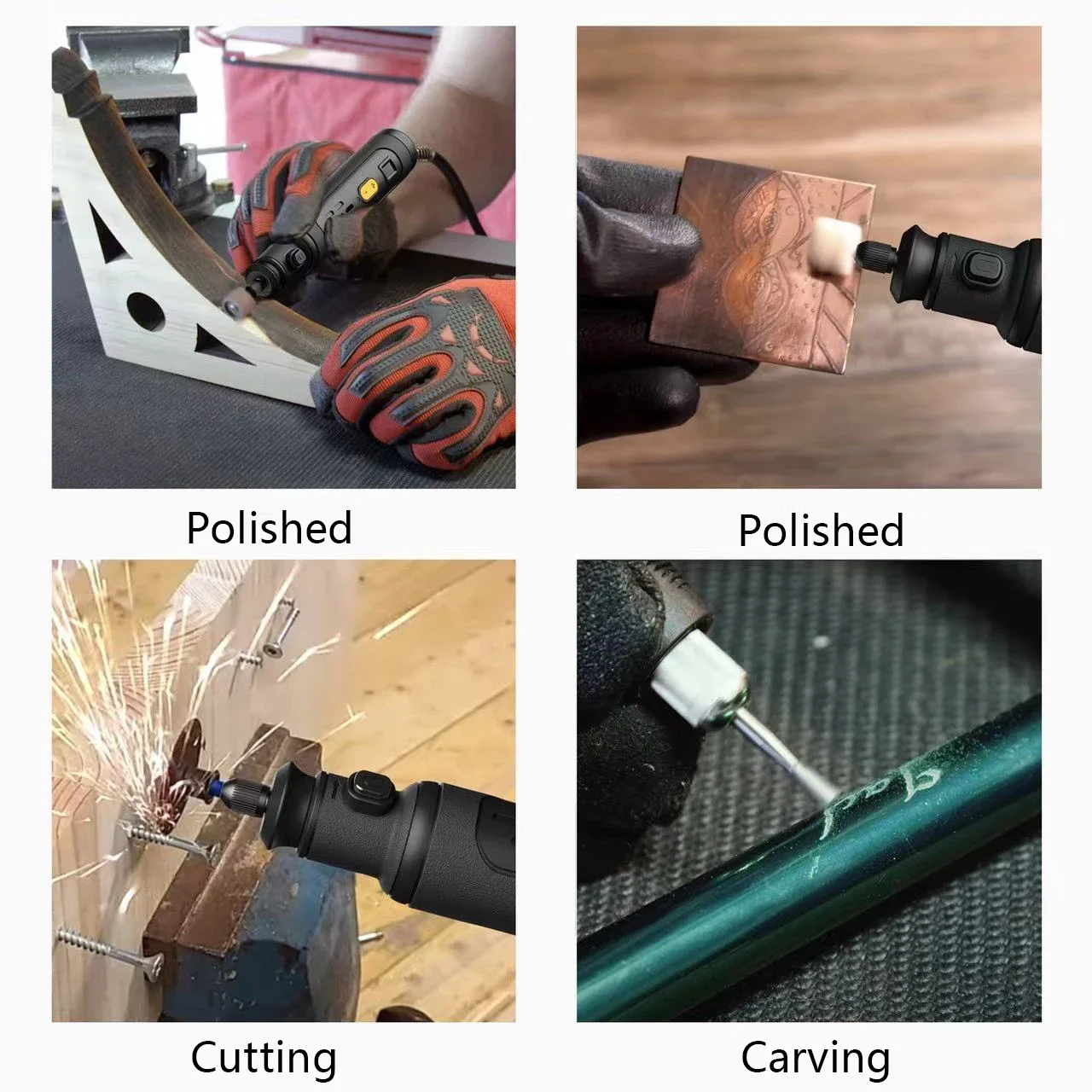 5-speed Regulation Mini Drill USB Cordless Rotary Tool Dremel Engraving Pen Mini Wireless Drill with Accessories DIY Set