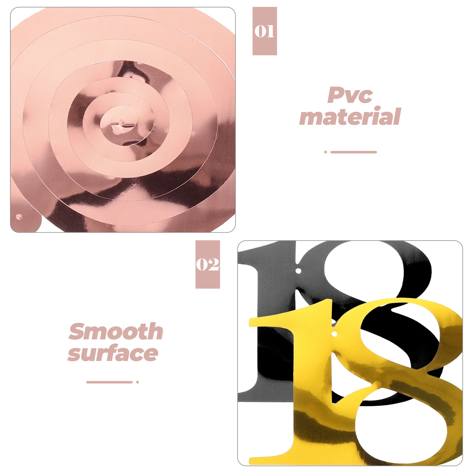 

2Set 18th Birthday Party Hanging Swirl Decorations PVC Material Reusable Ceiling Hanging Decor Swirl Decorations