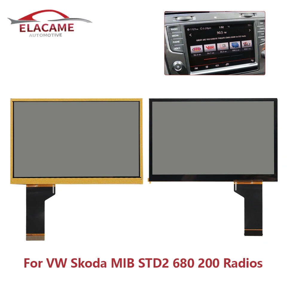 3 قطعة طبقة واحدة 6.5 بوصة 40 دبابيس تعمل باللمس ل TDO-WVGA0633F00045/39/36 VW MIB STD2 200 682 680 سلسلة أجزاء الوسائط المتعددة للسيارة