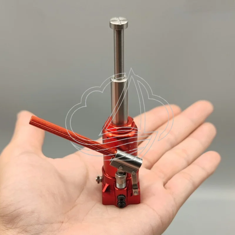 Mini Hydraulic Jack Model for 1/10 Scale Scene Prop, GPU Bracket Decorative Creative Gift for Men