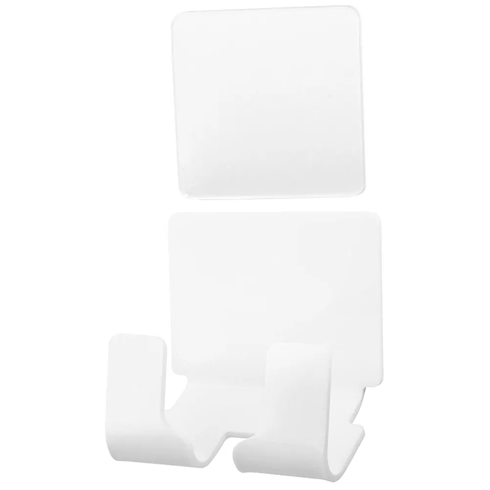 

Wall Mount Phone Holder Acrylic Adhesive Smartphone Charging Stand for Home Office Kitchen Bathroom Wall Phone Rack Smooth Cable