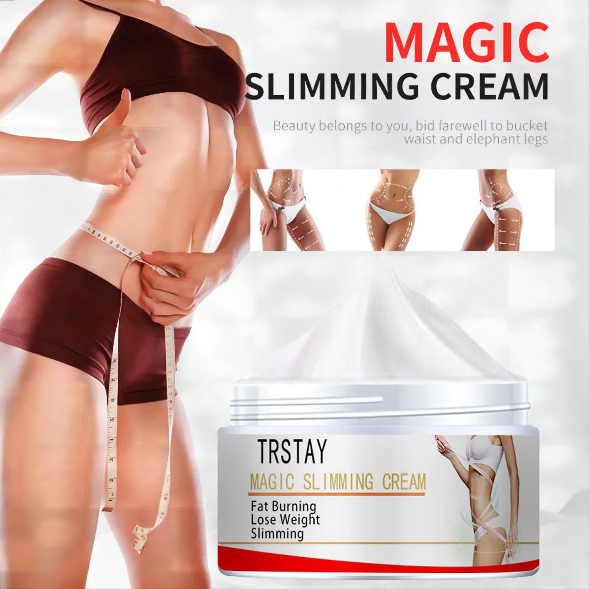 Vetverbrandend Gewicht Verliesafslankcrème Body Shaping Cream Skin Whitening Cream Skin Whitening Cream